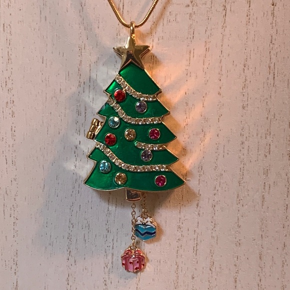 Dillards Jewelry - Christmas Tree Necklace